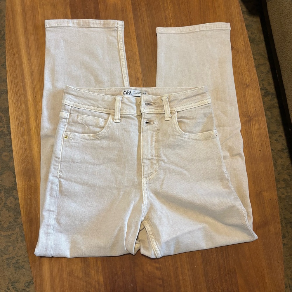 Zara Off-White Denim